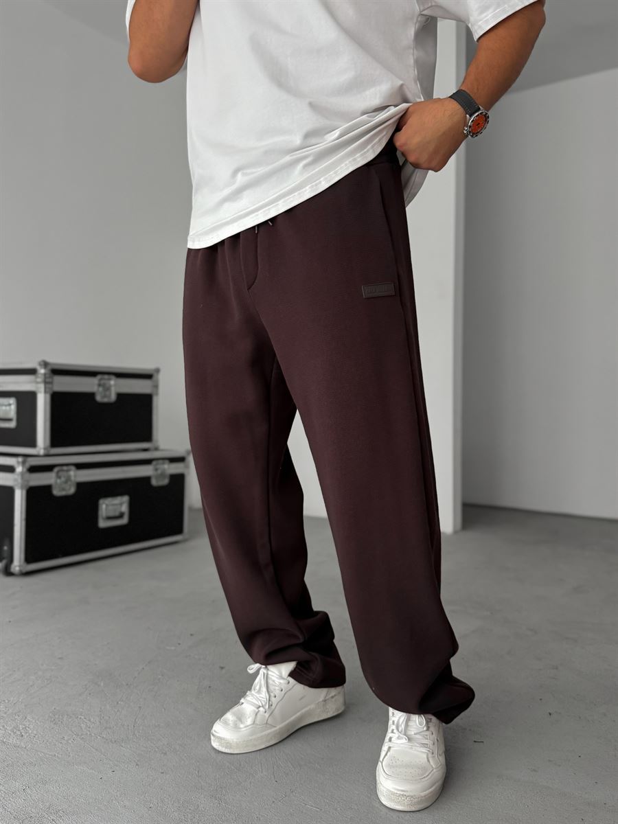 Waffle Baggy Sweatpants