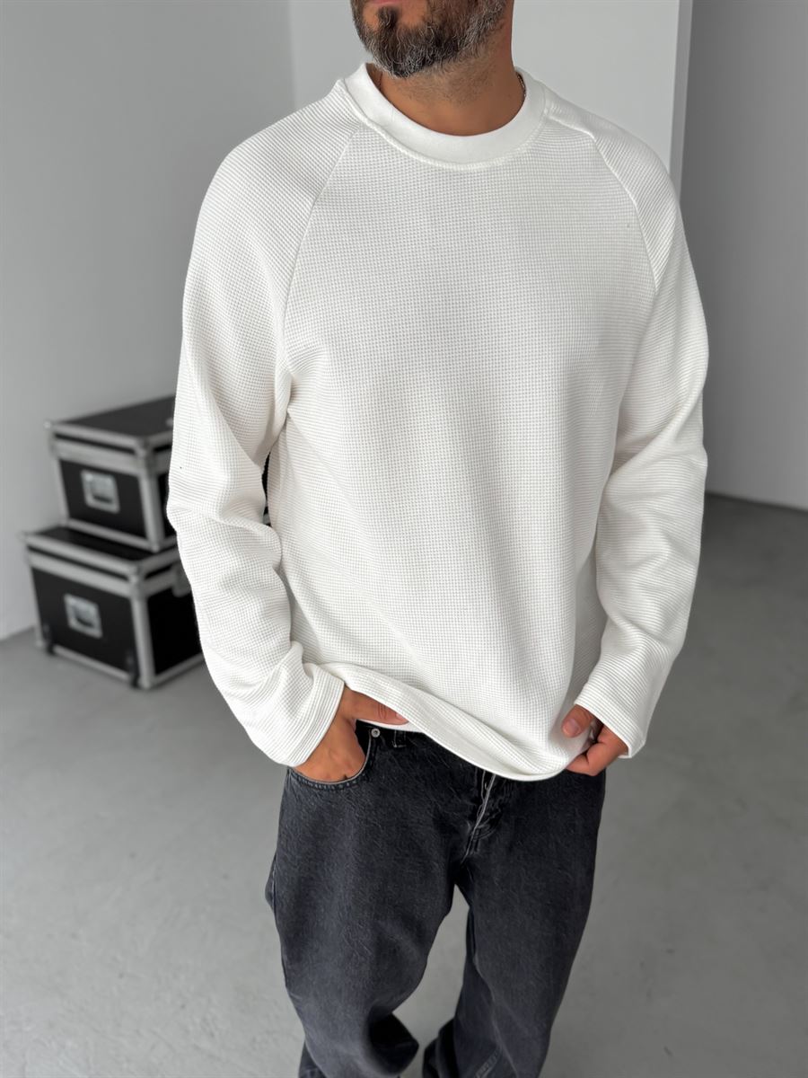 Waffle Basic Sweatshirt