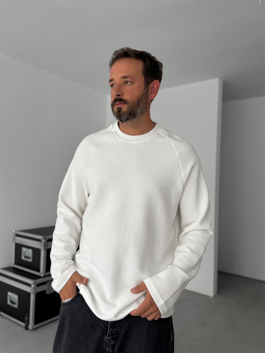Waffle Basic Sweatshirt