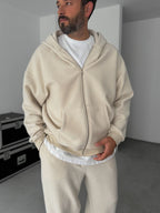 Jacquard Hooded Sweatshirt