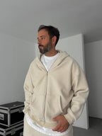 Jacquard Hooded Sweatshirt