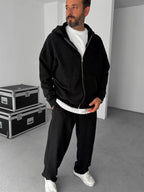 Jacquard Hooded Sweatshirt