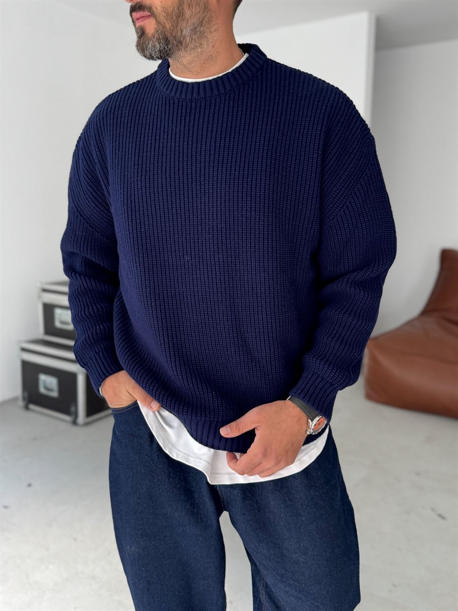 Basic Oversize Knit Sweater