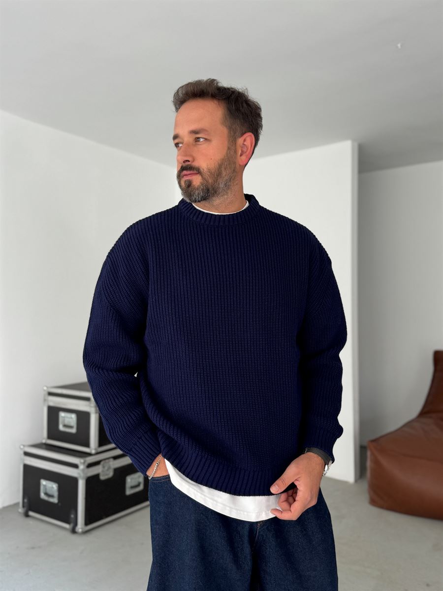 Basic Oversize Knit Sweater