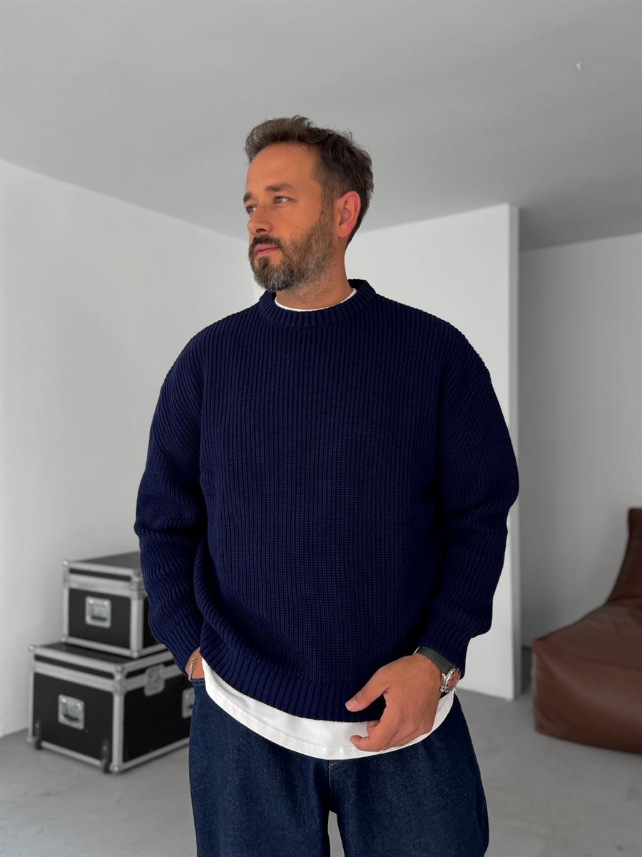 Basic Oversize Knit Sweater