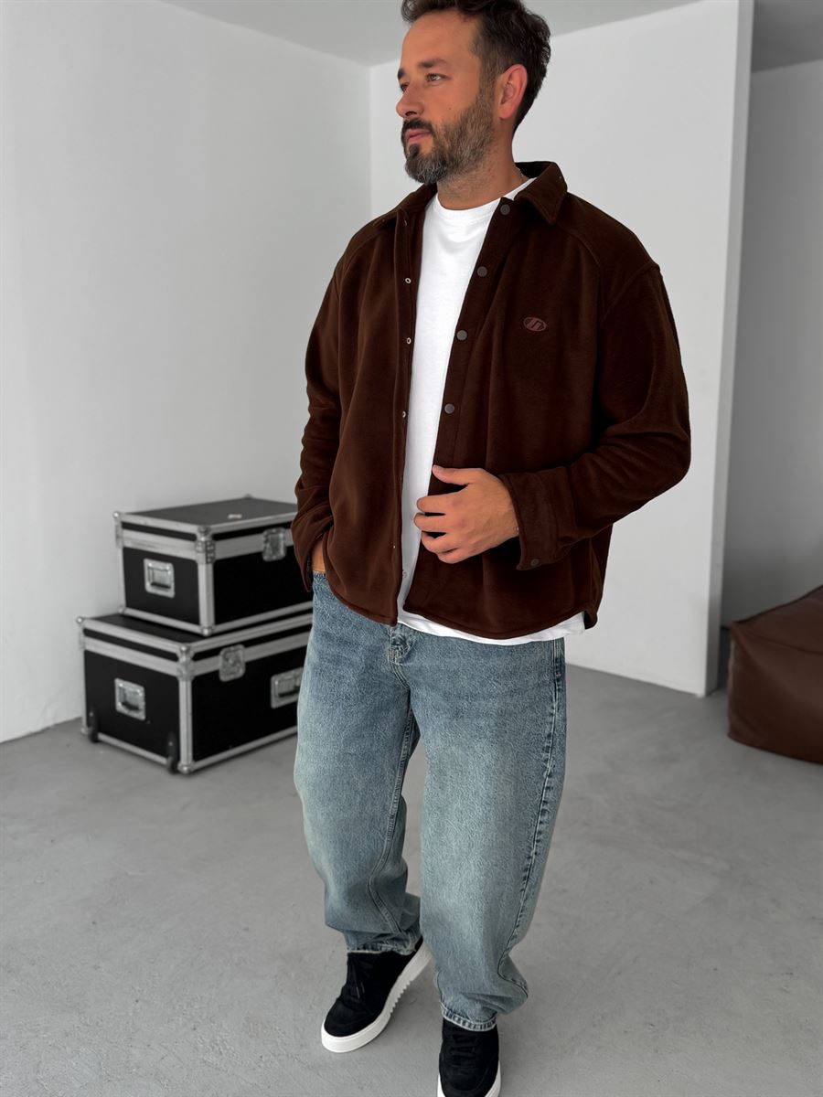 Embroidered Polar Fleece Shirt