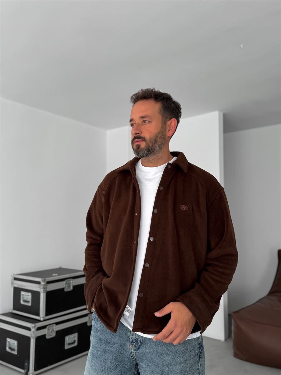 Embroidered Polar Fleece Shirt