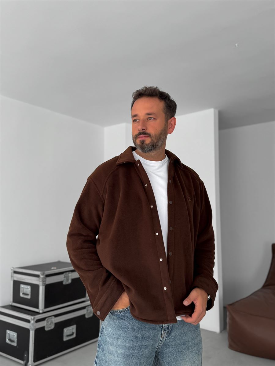 Embroidered Polar Fleece Shirt