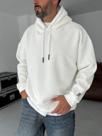 BB Embroidered Hooded Oversize Sweatshirt