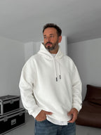 BB Embroidered Hooded Oversize Sweatshirt