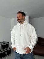 BB Embroidered Hooded Oversize Sweatshirt