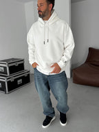 BB Embroidered Hooded Oversize Sweatshirt