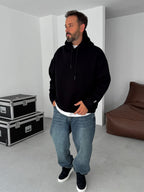 BB Embroidered Hooded Oversize Sweatshirt