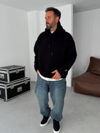 BB Embroidered Hooded Oversize Sweatshirt