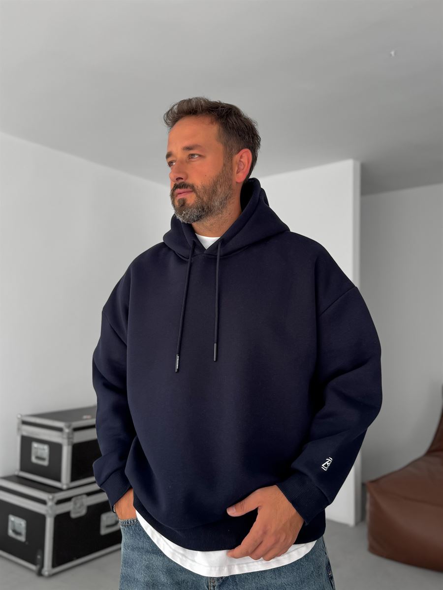 Buttoned Cotton Linen Baggy Pantolon