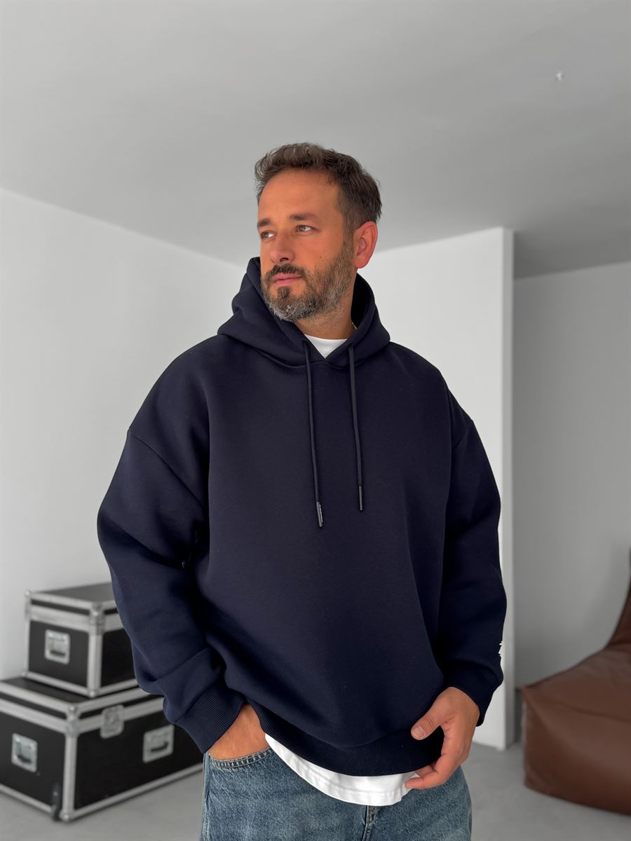 Buttoned Cotton Linen Baggy Pantolon