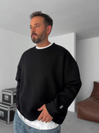 BB Embroidered Basic Oversize Sweatshirt