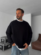 BB Embroidered Basic Oversize Sweatshirt