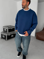 BB Embroidered Basic Oversize Sweatshirt