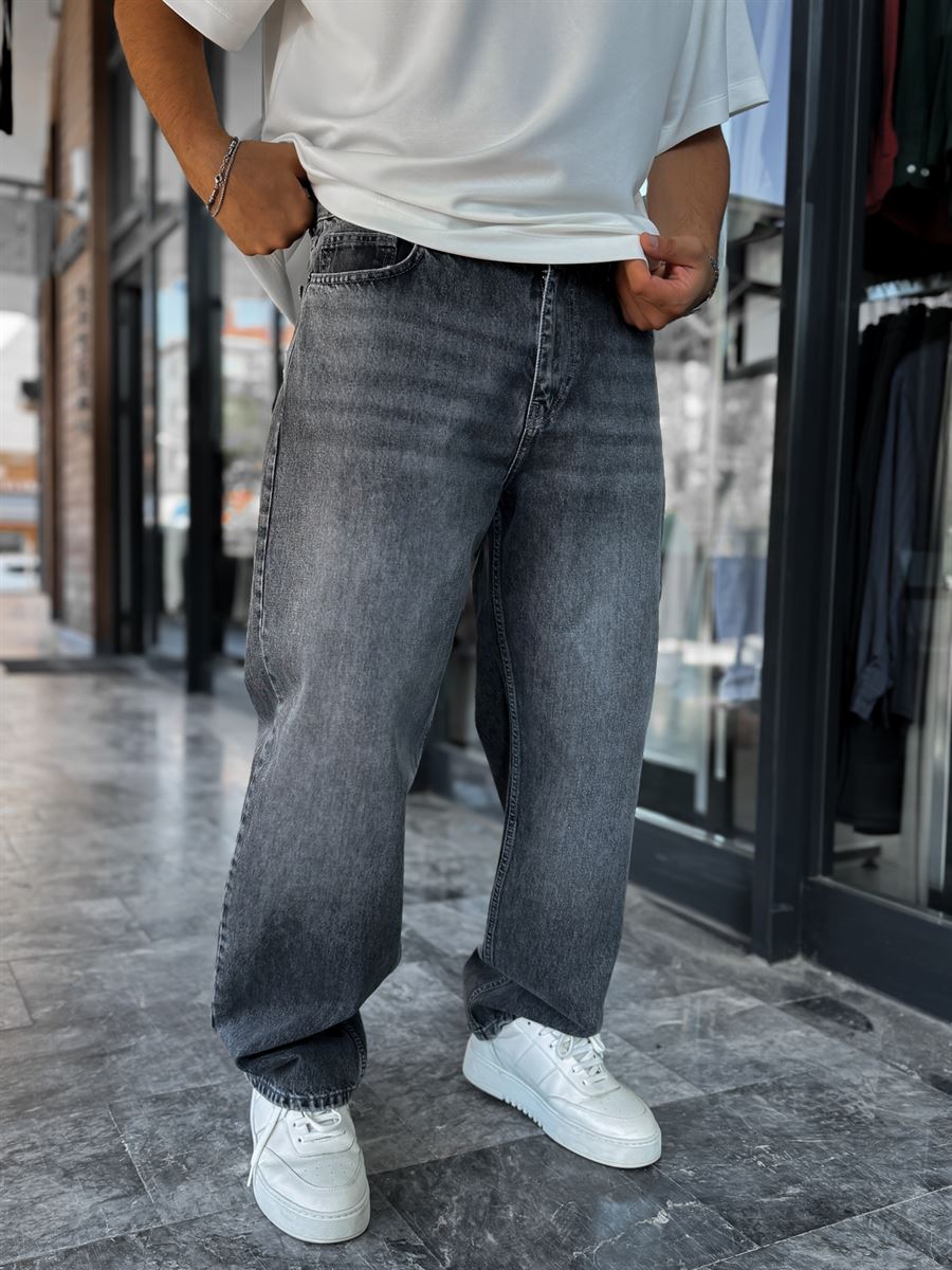 Anthracite Effect Baggy Jeans DF-3472-73-74-76