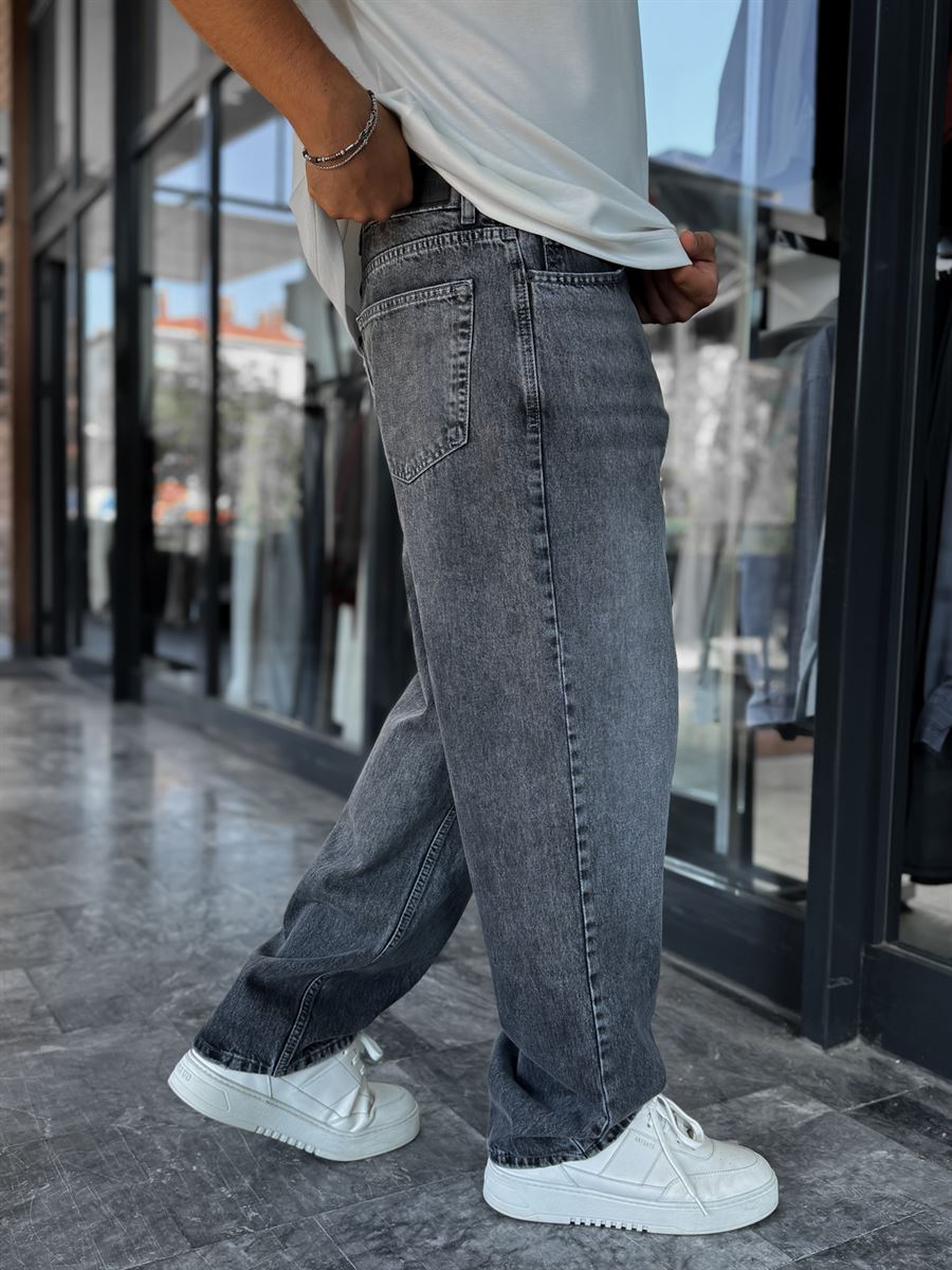 Anthracite Effect Baggy Jeans DF-3472-73-74-76