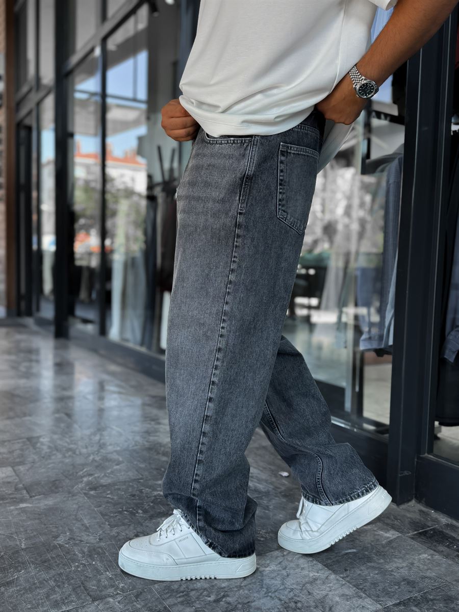 Anthracite Effect Baggy Jeans DF-3472-73-74-76