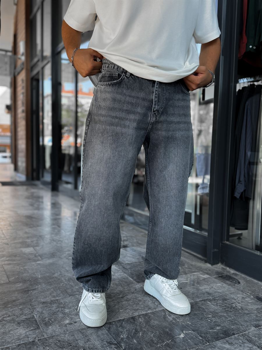 Anthracite Effect Baggy Jeans DF-3472-73-74-76
