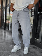 Light Grey Effect Baggy Jeans DF-3472-73-74-76