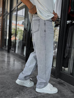 Light Grey Effect Baggy Jeans DF-3472-73-74-76