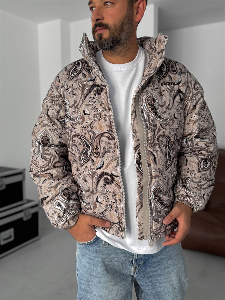 Patterned Corduroy Jacket