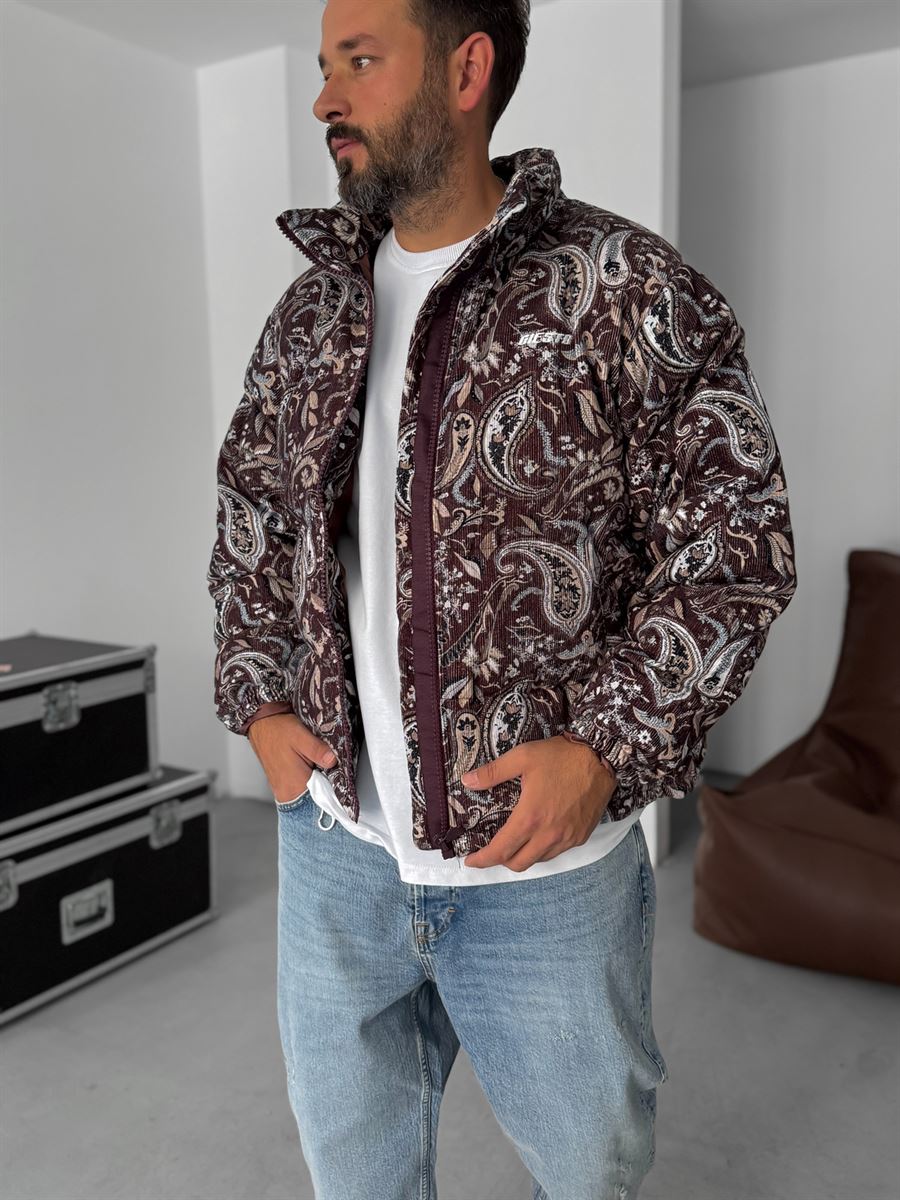 Patterned Corduroy Jacket