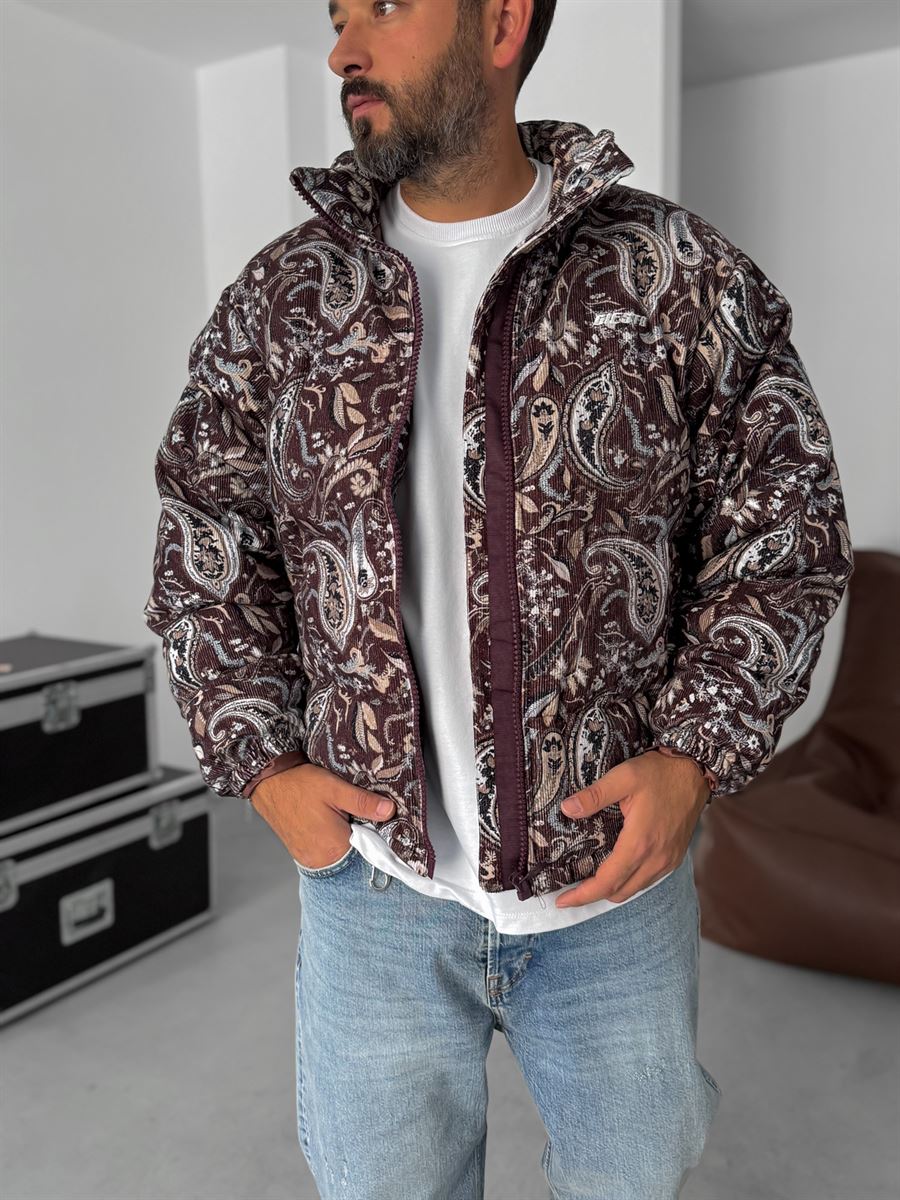 Patterned Corduroy Jacket