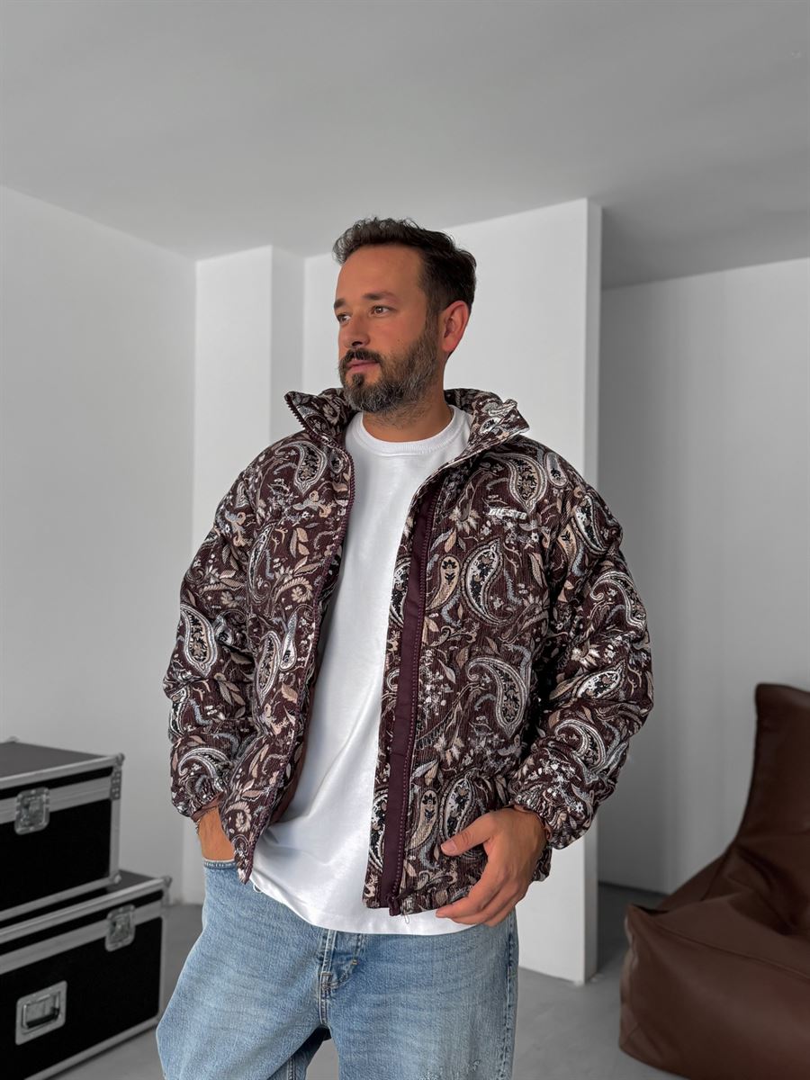 Patterned Corduroy Jacket