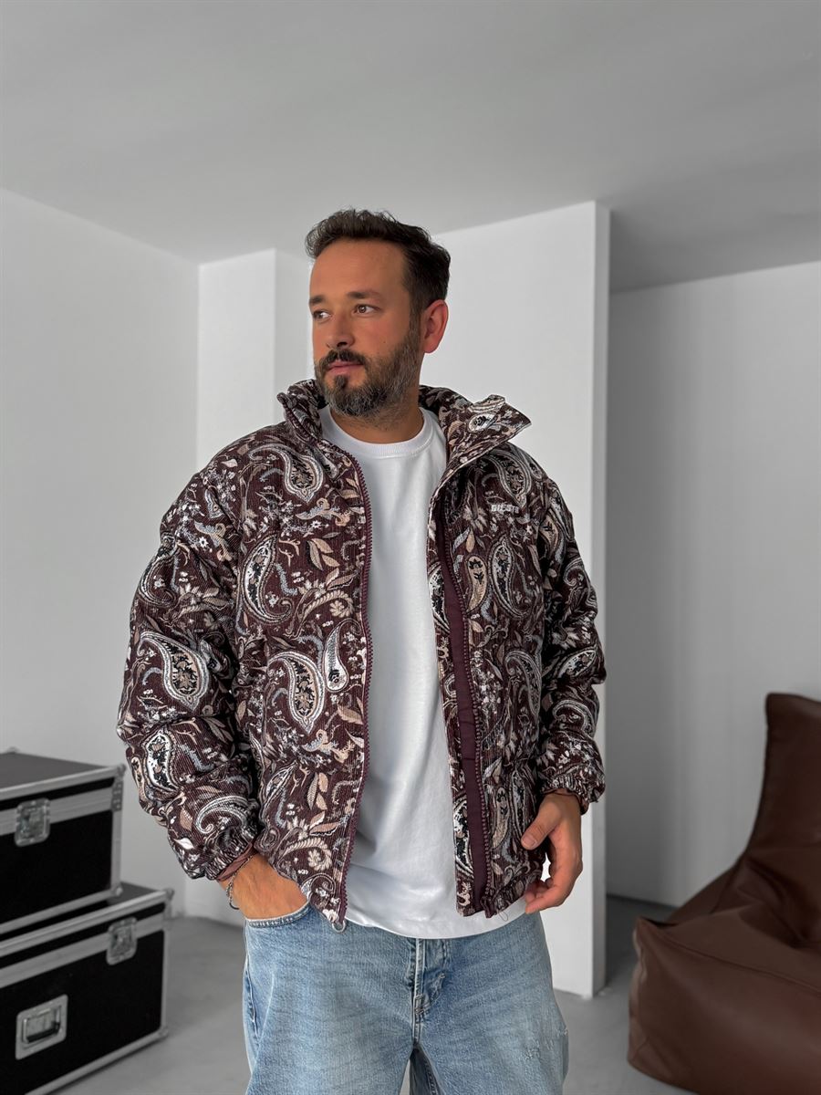 Patterned Corduroy Jacket