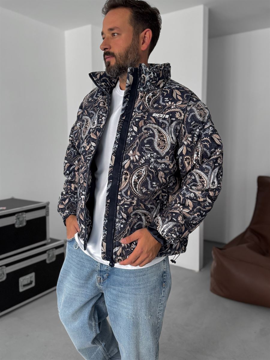 Patterned Corduroy Jacket