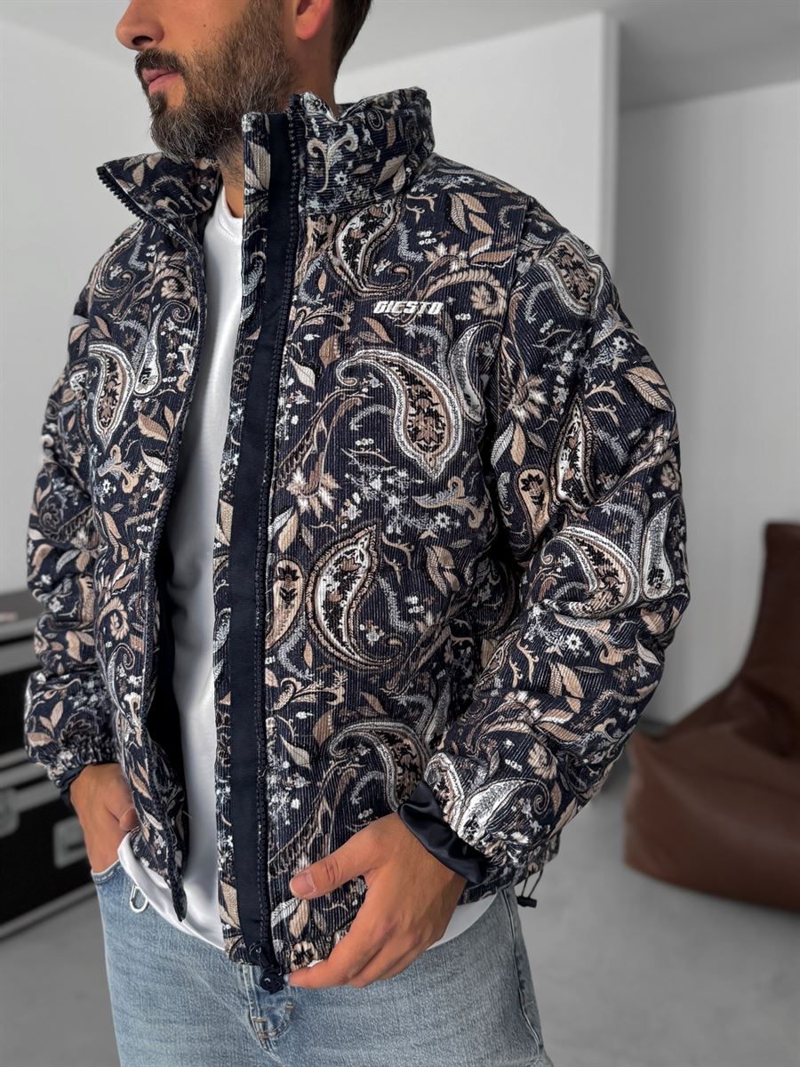 Patterned Corduroy Jacket