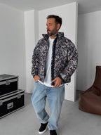 Patterned Corduroy Jacket