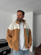 Side Pocket Zipped Plush Jacket