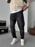 Knee Stitched Washed Regular Jean
