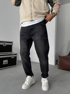 Knee Stitched Washed Regular Jean