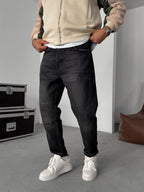 Knee Stitched Washed Regular Jean