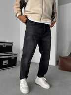 Knee Stitched Washed Regular Jean