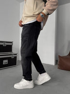 Knee Stitched Washed Regular Jean