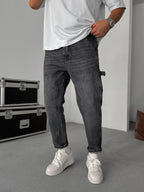 Patchwork Washed Boyfriend Jean