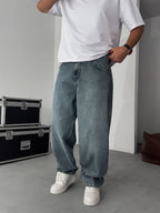 Aged Look Super Baggy Jean