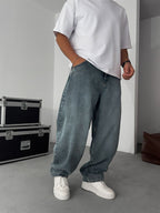 Aged Look Super Baggy Jean
