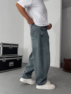 Aged Look Super Baggy Jean