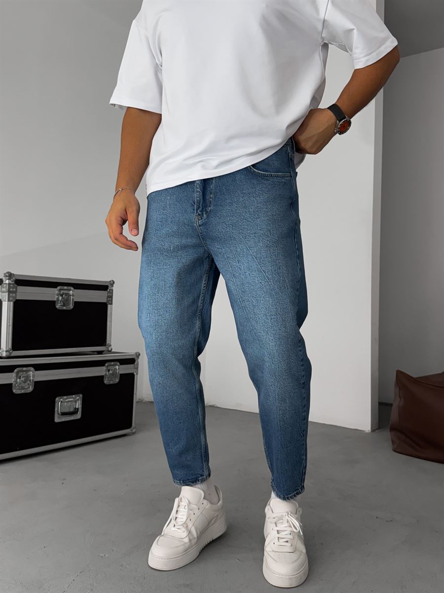 Washed Boyfriend Jean