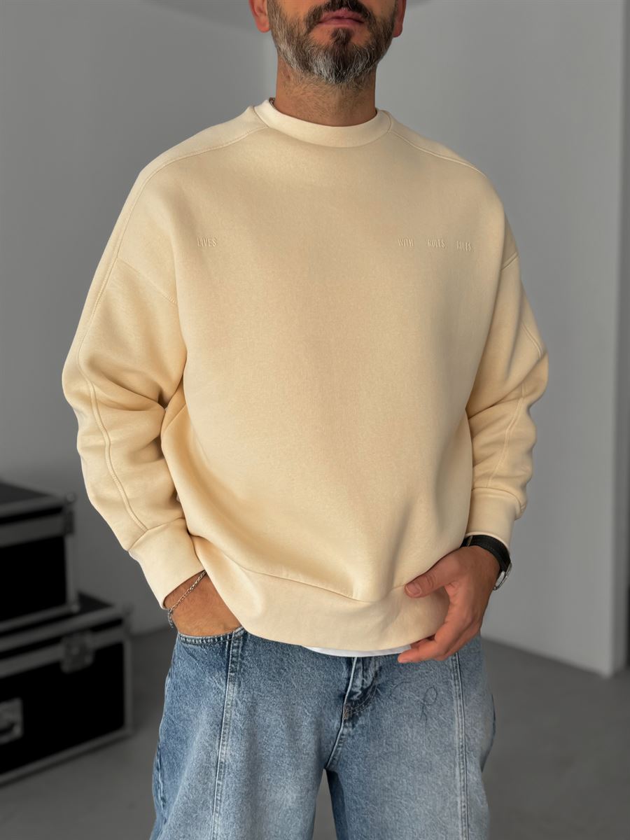 Perfect Embossed Sweatshirt