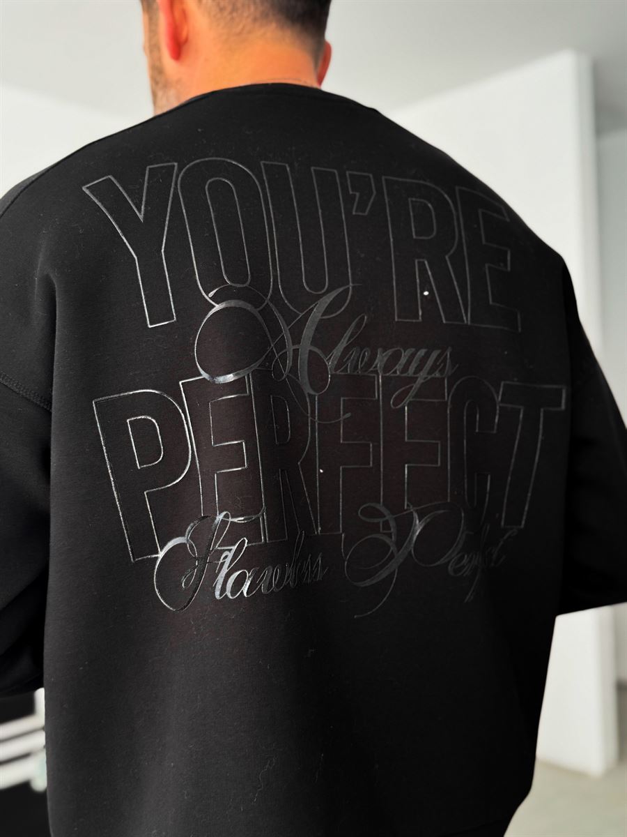 Perfect Embossed Sweatshirt